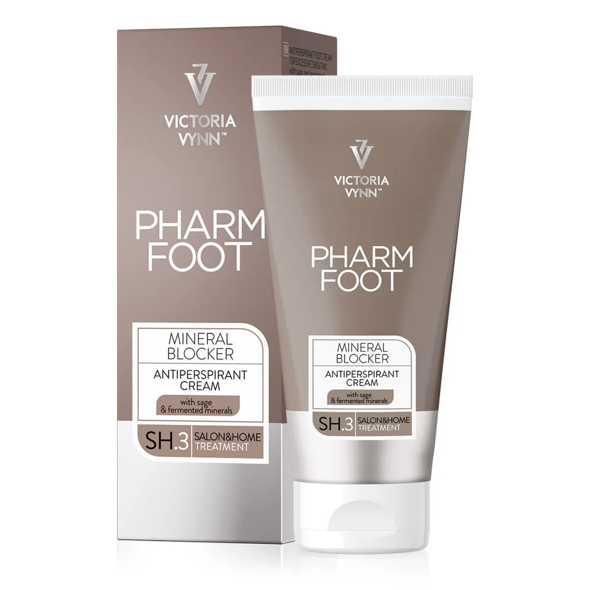 Pharm Foot Mineral Blocker crème anti-transpirante pieds 75ml sauge Zinc PCA – Mon Style Mes Ongles Québec