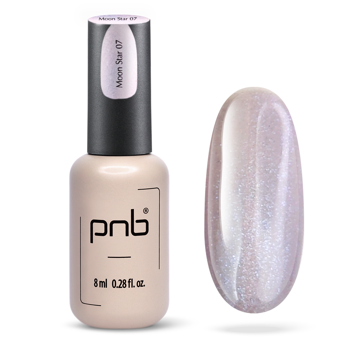 Vernis gel PNB Glamour Cat No. 07 Moon Star 8ml