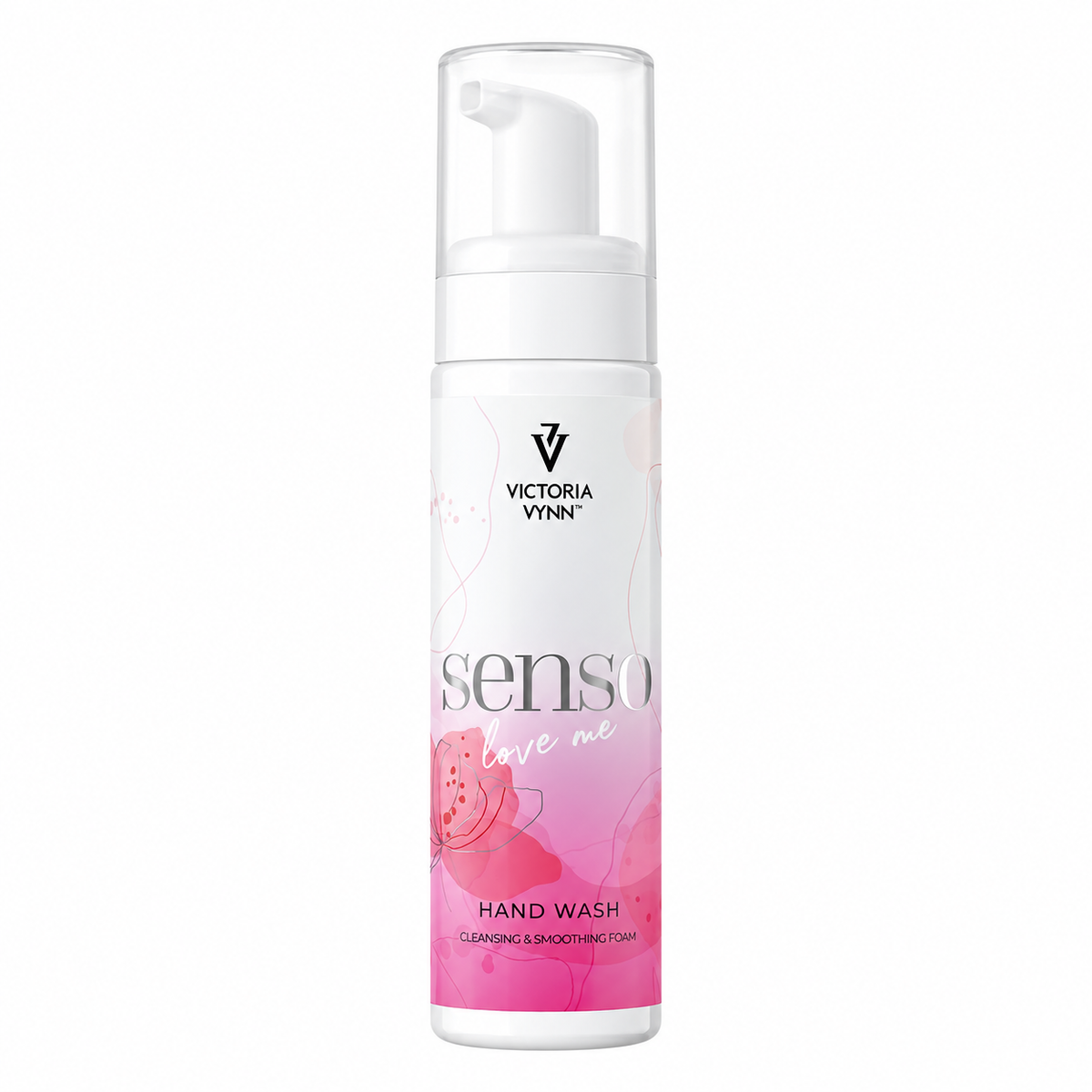 mousse nettoyante pour adoussir les main apres mancure , senso love me