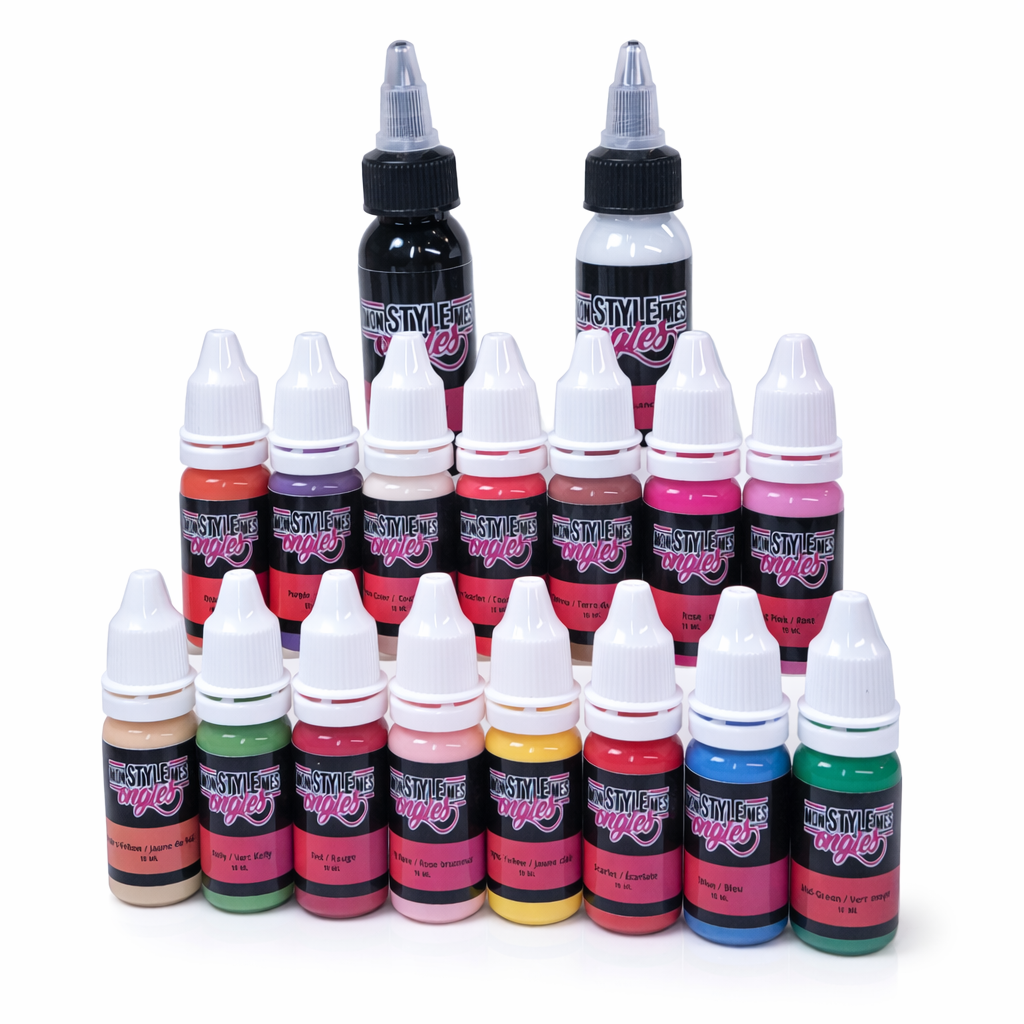 couleur pour airbrush nail art