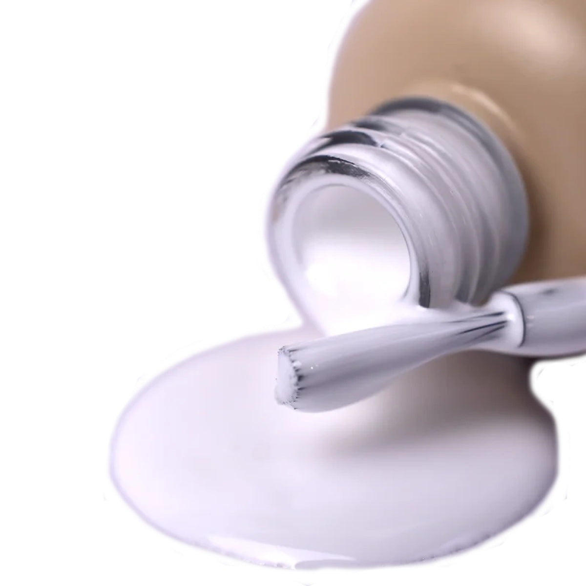 bouteille e vernis gel blanc 3 en 1 , pour les pieds , a quebec de la marque pnb