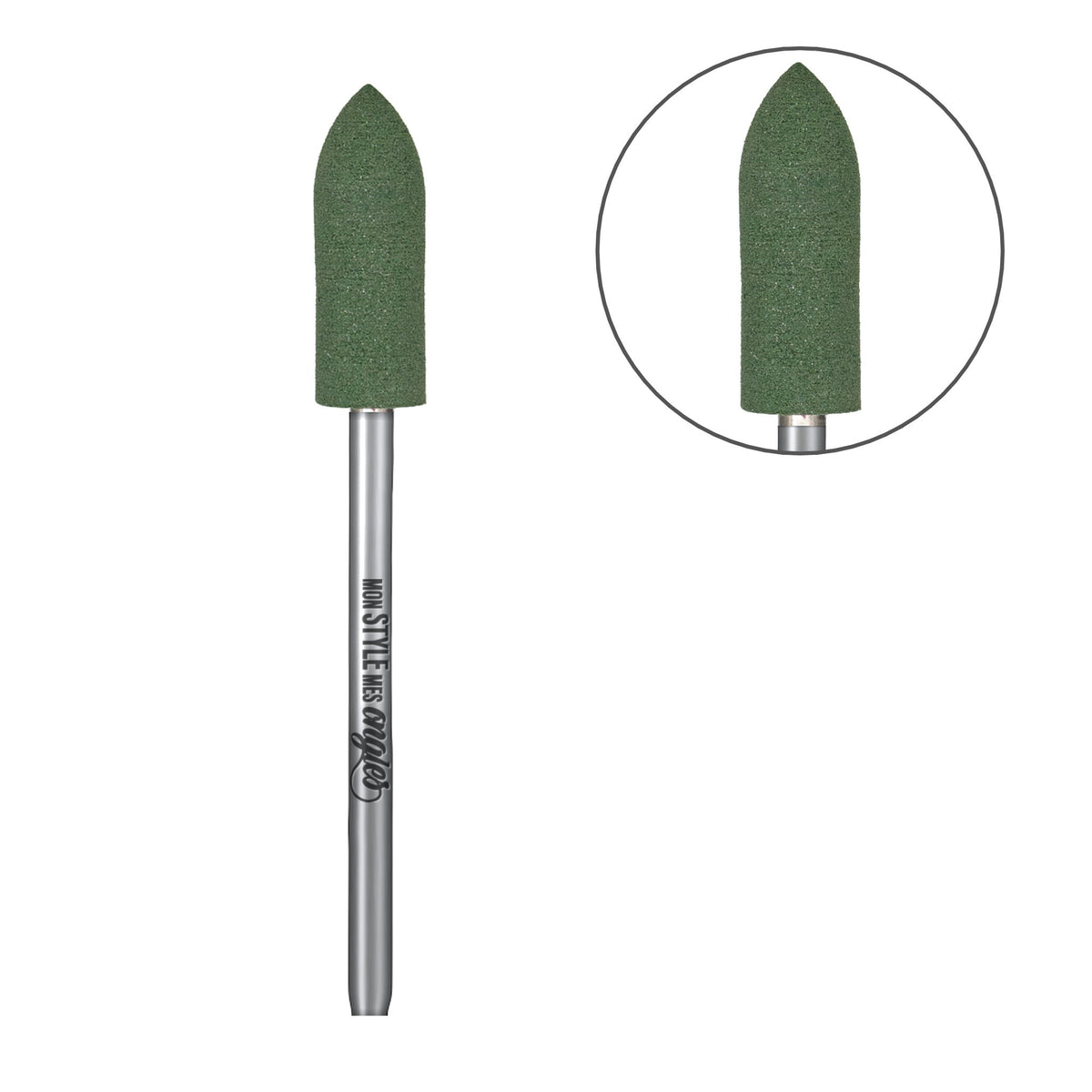 Polissoir silicone petit sapin – vue complète avec zoom sur le détail | Mon Style Mes Ongles