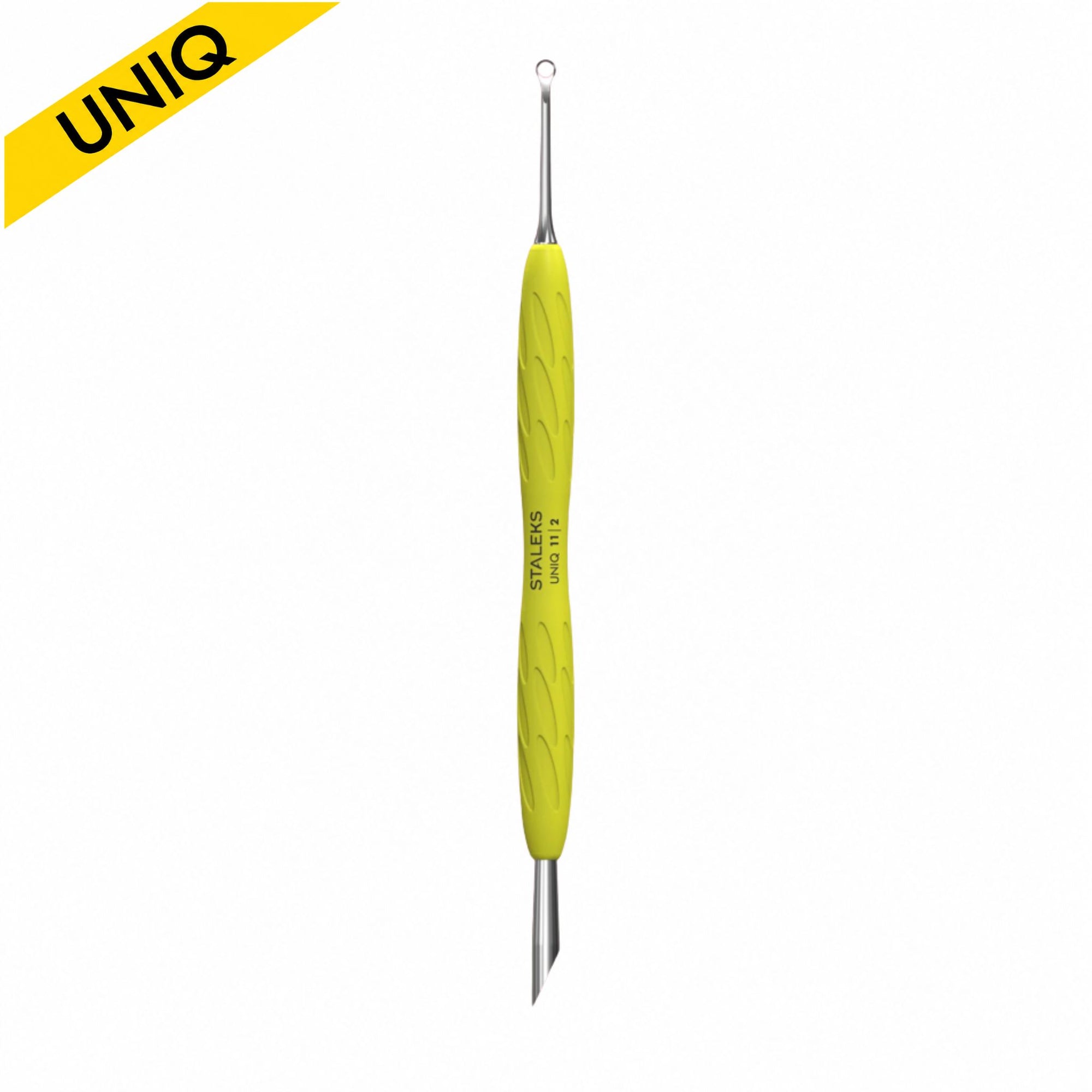 Repousse-ongles Staleks PRO Gummy UNIQ 11 TYPE 2 – Manche Silicone Jaune