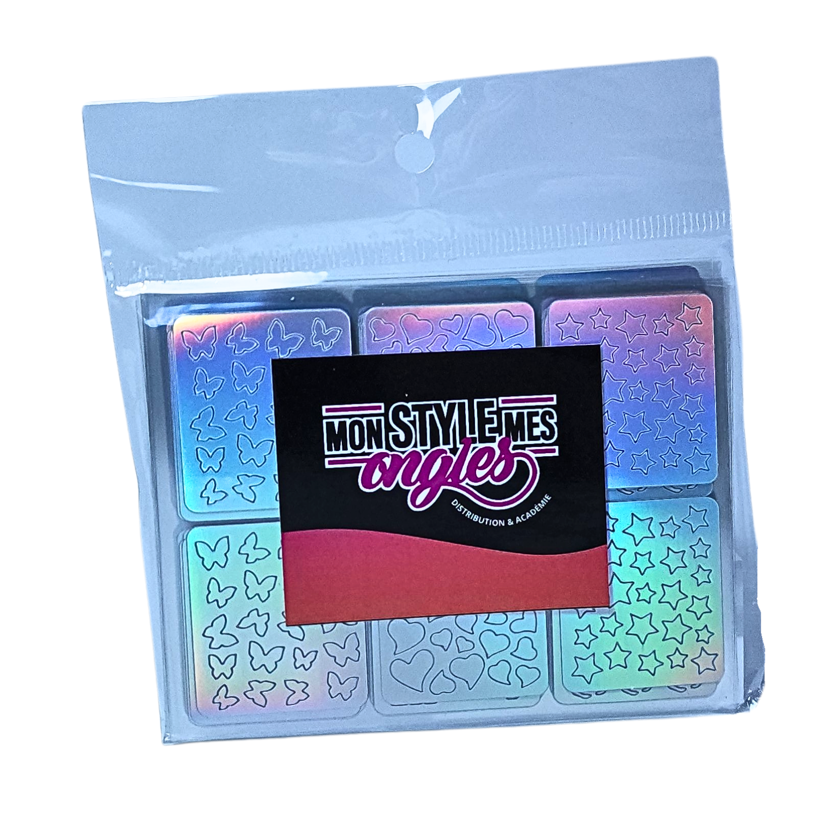 Stencils réutilisables – Paquet de 24 feuilles- airbrush