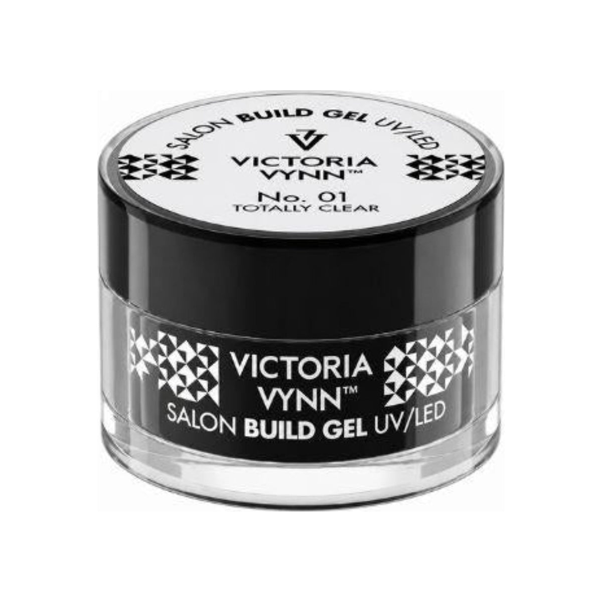 Pot de gel de construction Salon Build Gel Victoria Vynn, no 01 Totally Clear transparent.