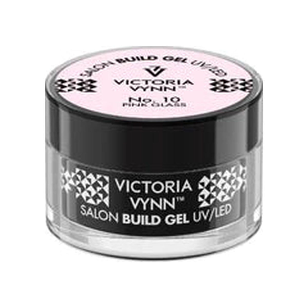 Pot de gel de construction Salon Build Gel Victoria Vynn, no 10 Pink Glass.