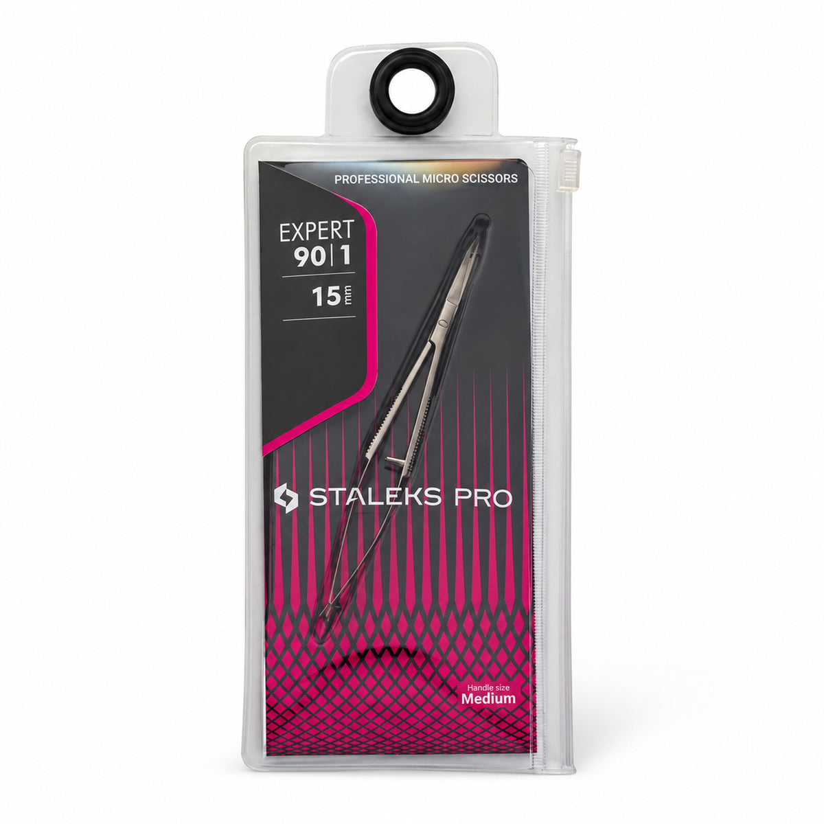 Micro-ciseaux Staleks Pro Expert 90 Type 1 dans leur emballage d’origine.