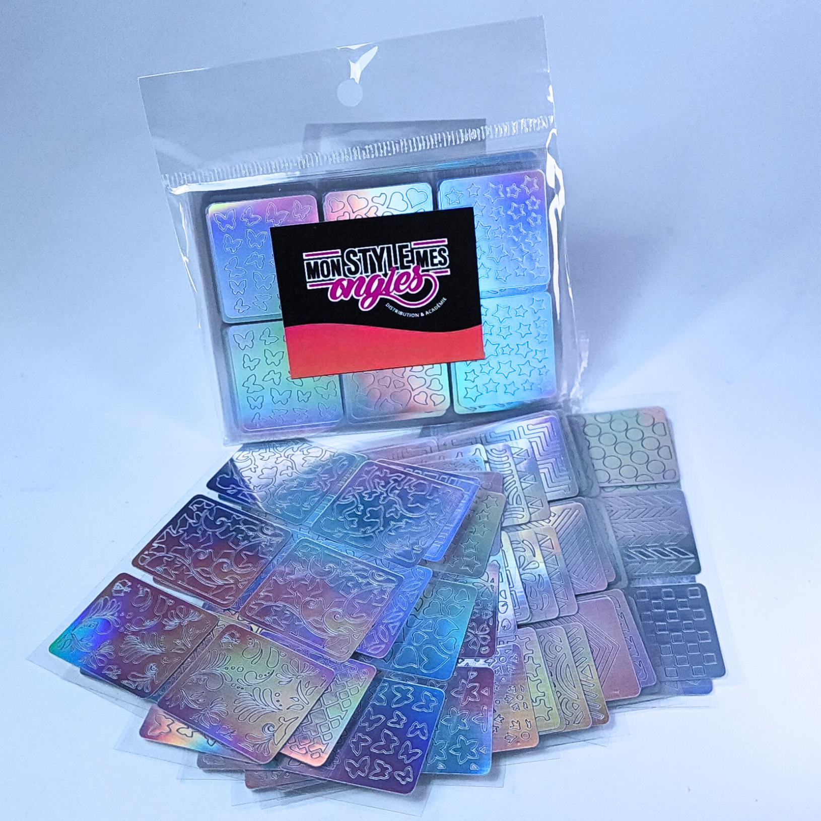 Stencils réutilisables – Paquet de 24 feuilles- airbrush