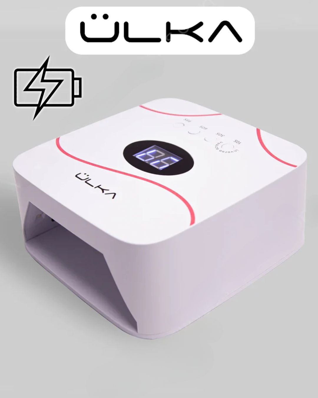 ÜLKA LÜMOS 2in1 UV/LED Lampe S50-BA (avec batterie rechargeable)