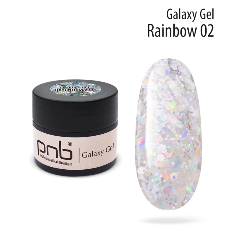 Galaxy Gel PNB UV/LED n° 02 Rainbow 5 ml