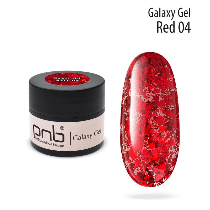 Galaxy Gel PNB UV/LED n° 04 Rouge 5 ml