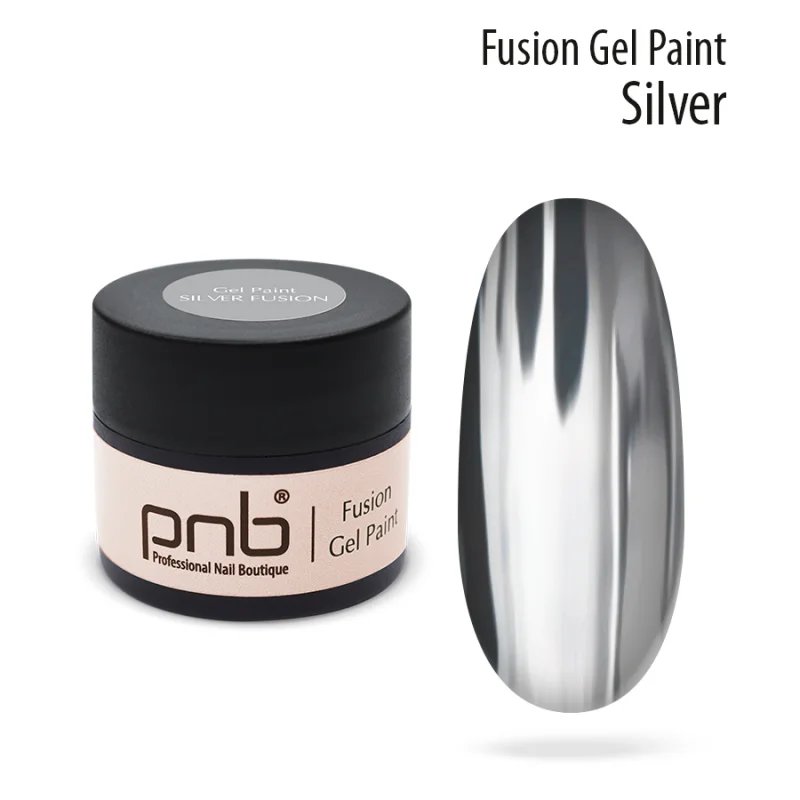 Peinture gel PNB UV/LED Silver Fusion 5 ml