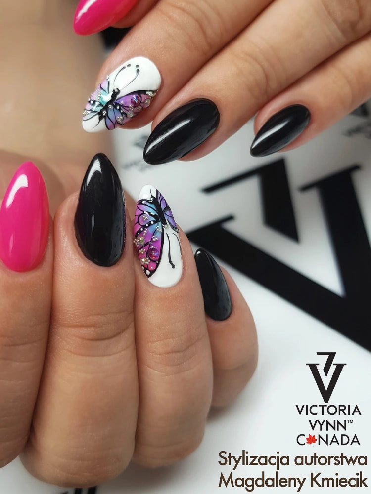 vernis gel noir , quebec