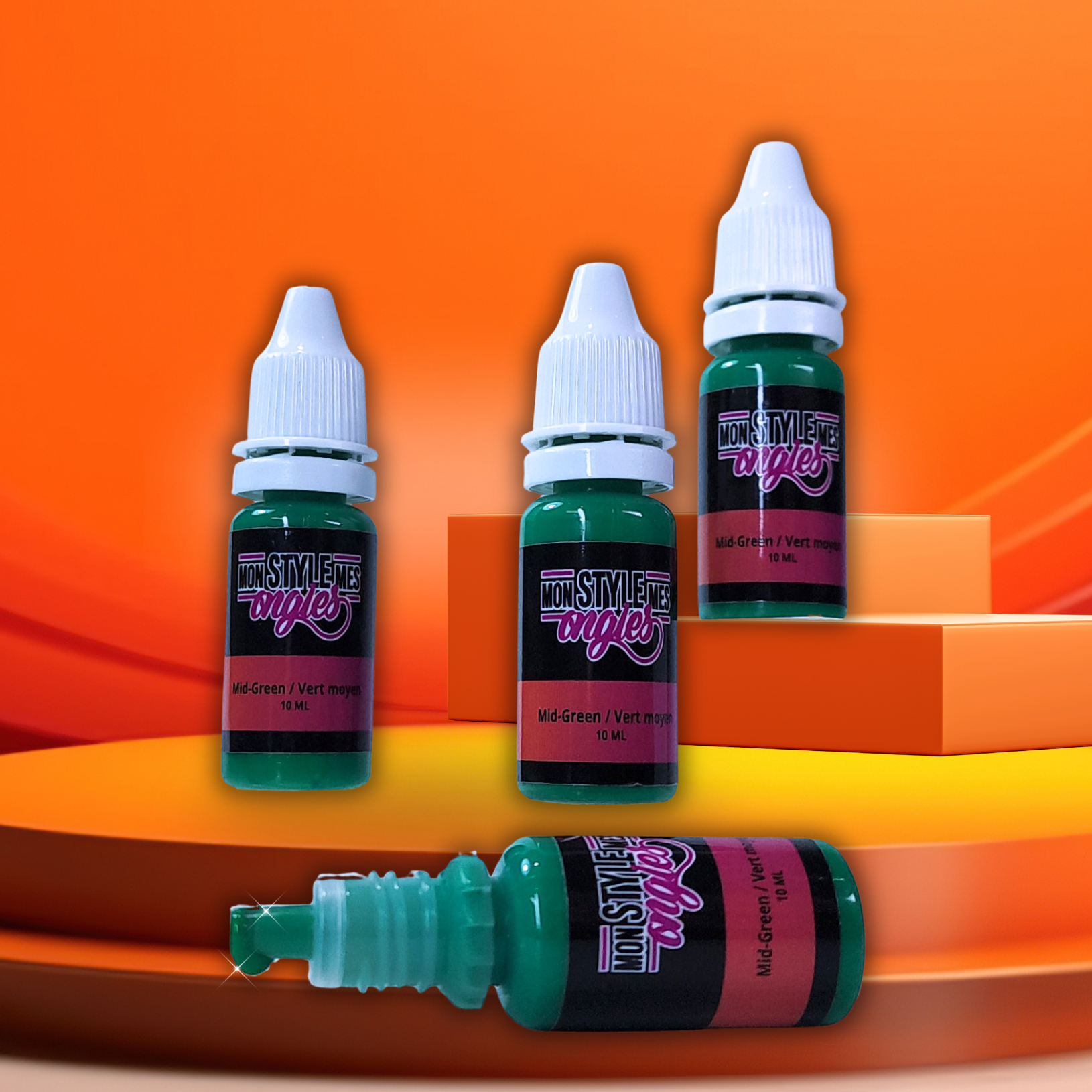 Ensemble complet – 15 couleurs de peinture Airbrush MSMO (10 ml) – ultra pigmentées, prêtes à l’emploi