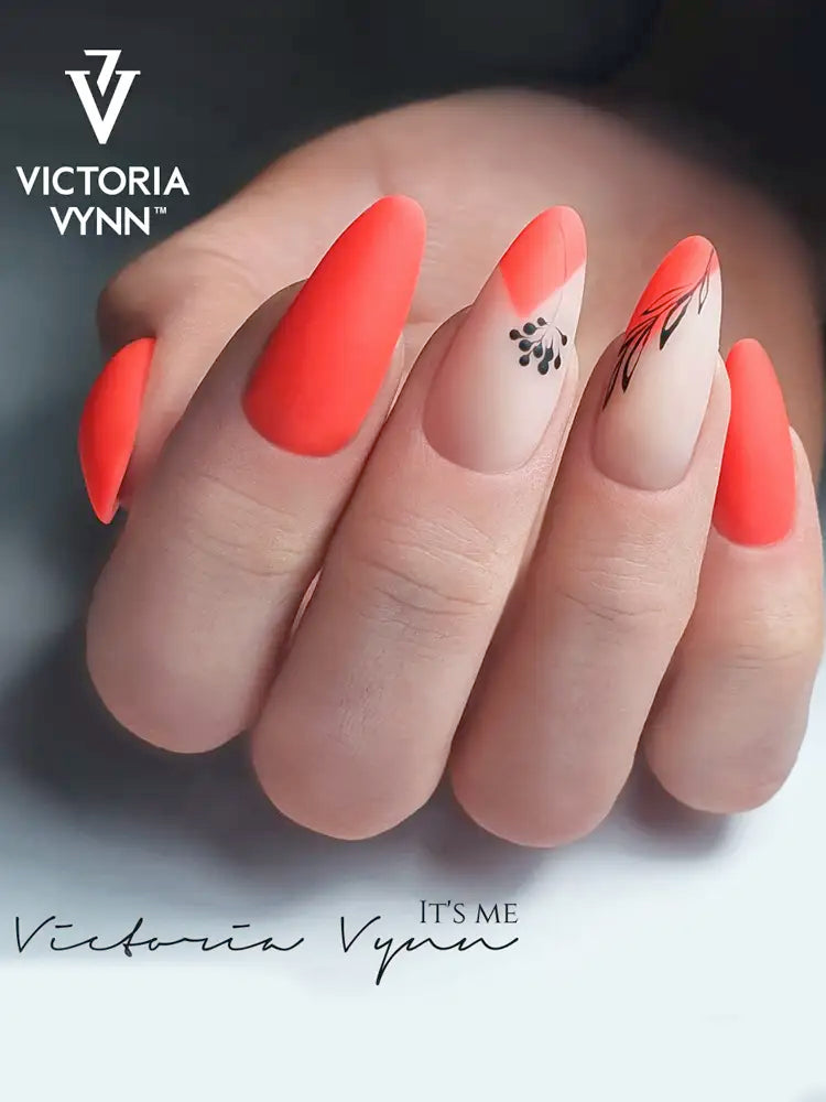 Pure Creamy Hybrid Gel Polish No. 124 Shocking Coral