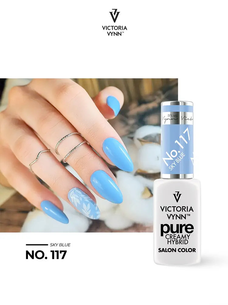 Pure Creamy Hybrid Gel Polish No. 117 Sky Blue