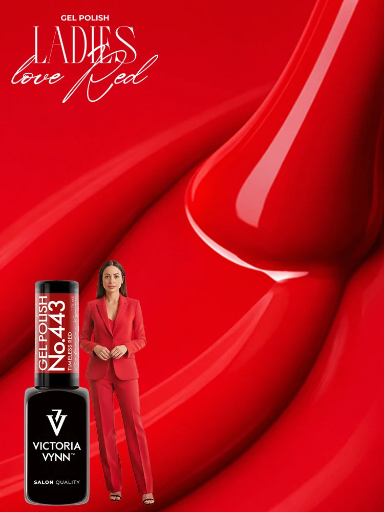 vernis gel rouge red polish cool 
