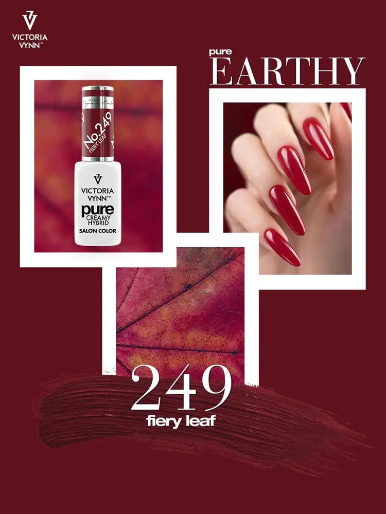 Victoria VYNN Pure Creamy Hybrid Gel Polish No. 249 Fiery Leaf