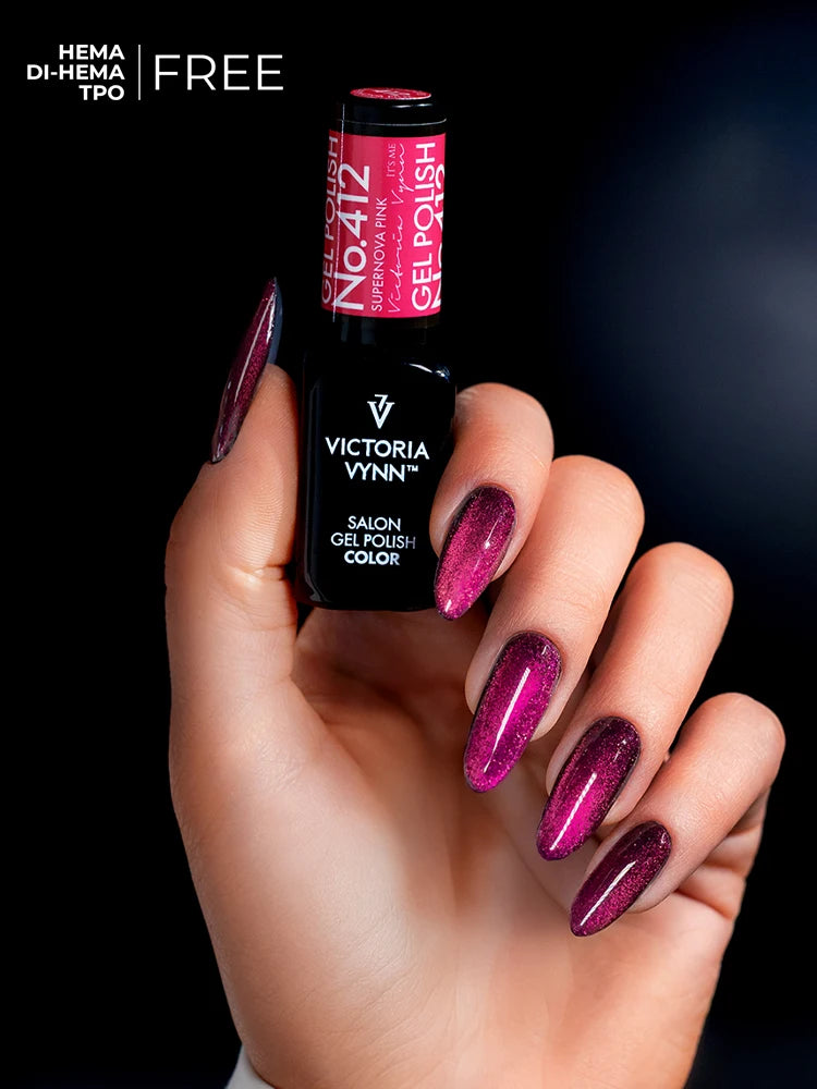 Victoria VYNN Gel Polish Glass No. 412 Supernova Pink