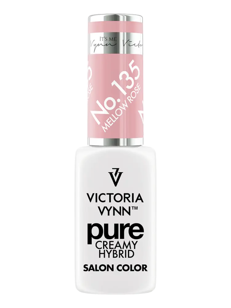 Vernis gel hybride crémeux Pure n° 135 Mellow Rose