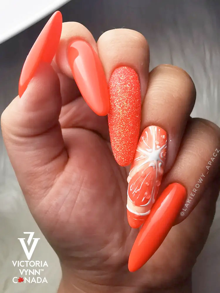 Vernis gel hybride crémeux Pure n° 123 Deep Marigold