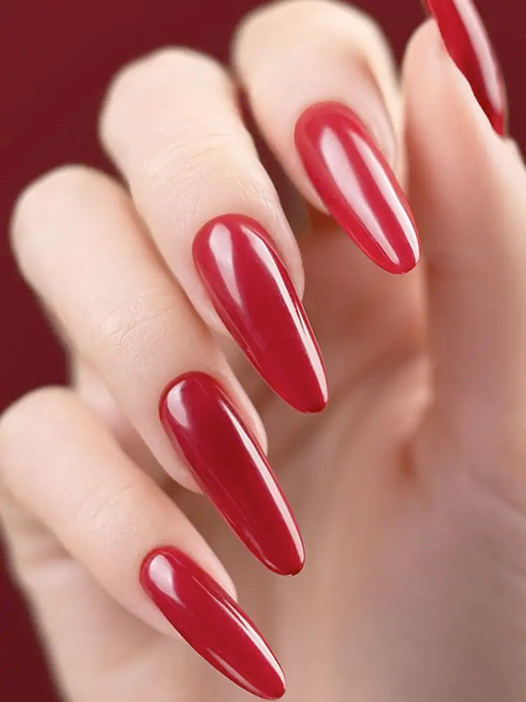 vernis gel opaque rouge automne