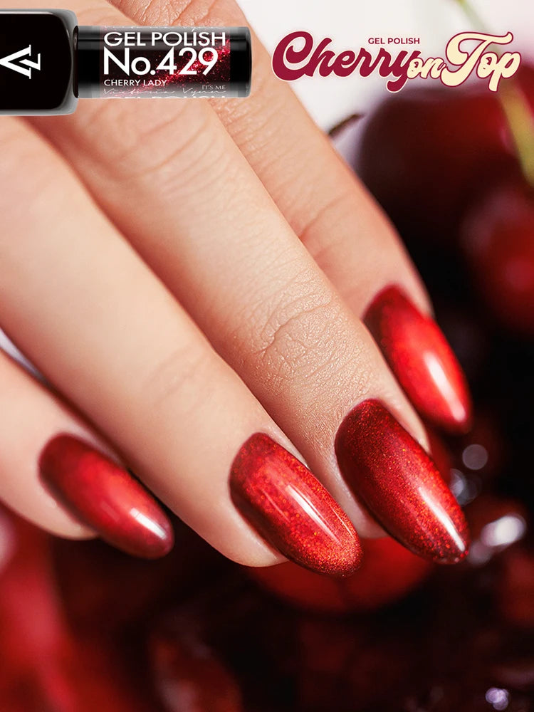 Collection Cherry on Top Victoria VYNN – Vernis gel hybride rouge, rose et prune | MSMO

Nuancier vernis gel Victoria VYNN Cherry on Top, teintes brillantes et élégantes, disponibles chez MSMO