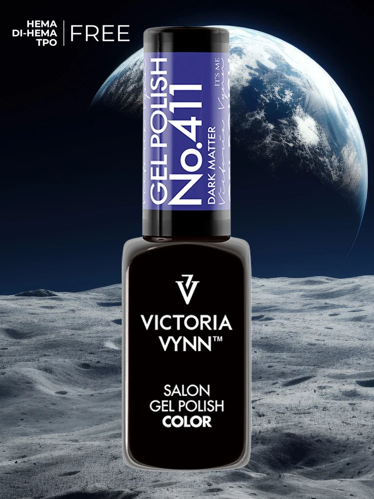 Victoria VYNN Gel Polish Glass No. 411 Dark Matter