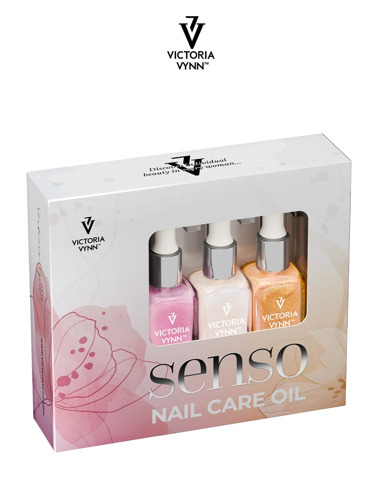 Victoria VYNN 3 Pack Promo Set Senso Nail Care- Huile cuticule