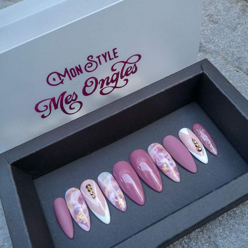MARBRE-OUS - ongles personnalisables -